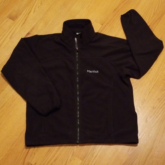 Marmot Other - Marmot Black Fleece Jacket Size Large